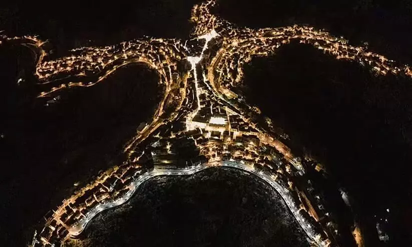 The Italian village thats shaped like a person