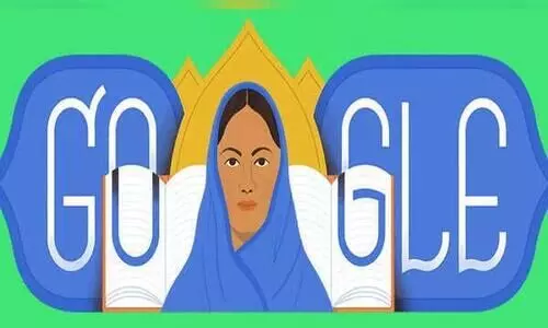 ഇന്ത്യയിലെ ആദ്യ മുസ്‌ലിം അധ്യാപിക ഫാത്തിമ ഷെയ്ക്കിന് ഡൂഡിലുമായി ഗൂഗ്ൾ