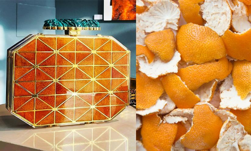 Luxury Bag Is Made Of Orange Peels