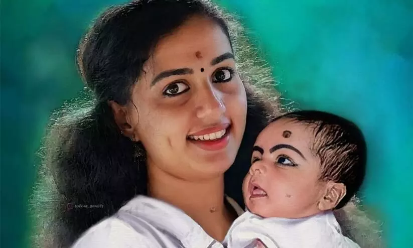Photo of Vismaya with brothers baby goes viral