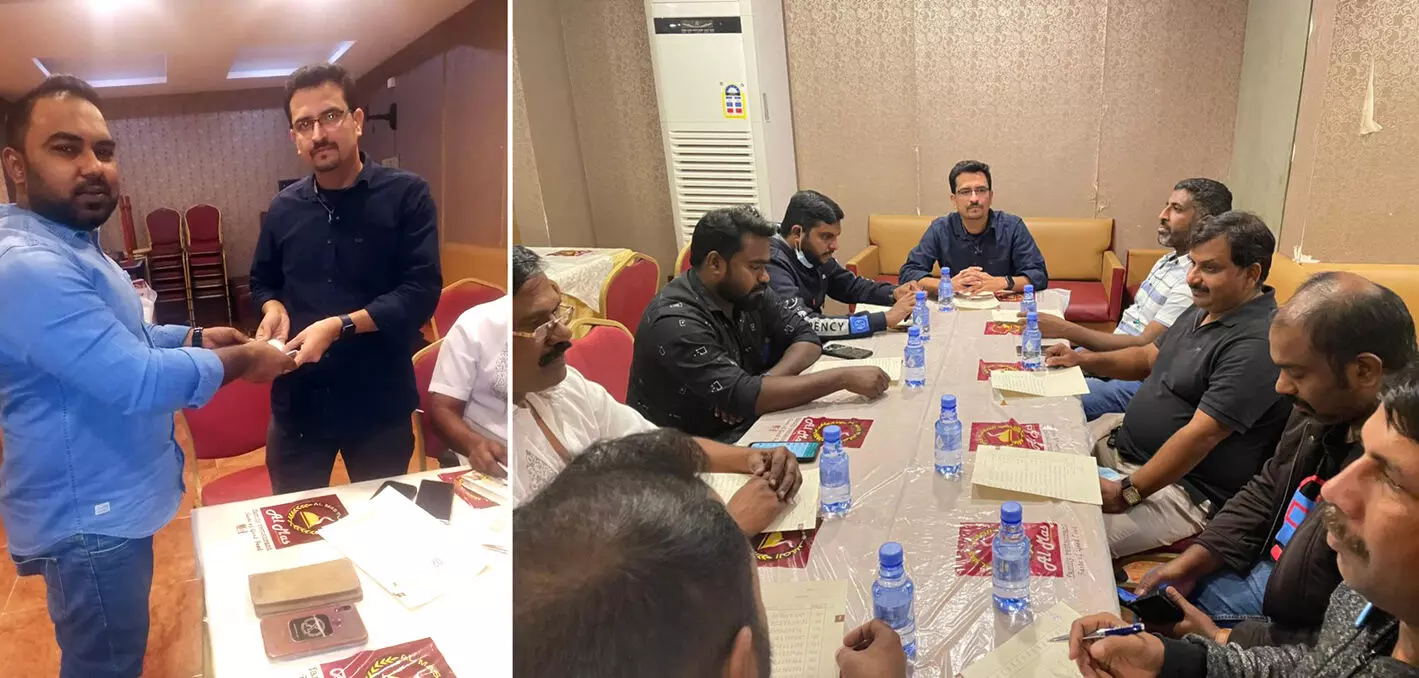 കോവിഡ്​ ബാധിച്ച്​ മരിച്ചയാളുടെ കുടുംബത്തിന്​ ധനസഹായം നൽകി