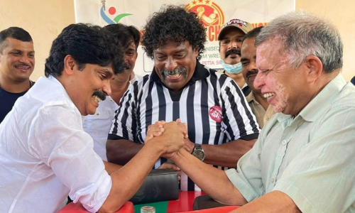 t sidheeq saseendran arm wrestling