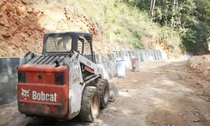 Forest Department builds road in Silent Valley