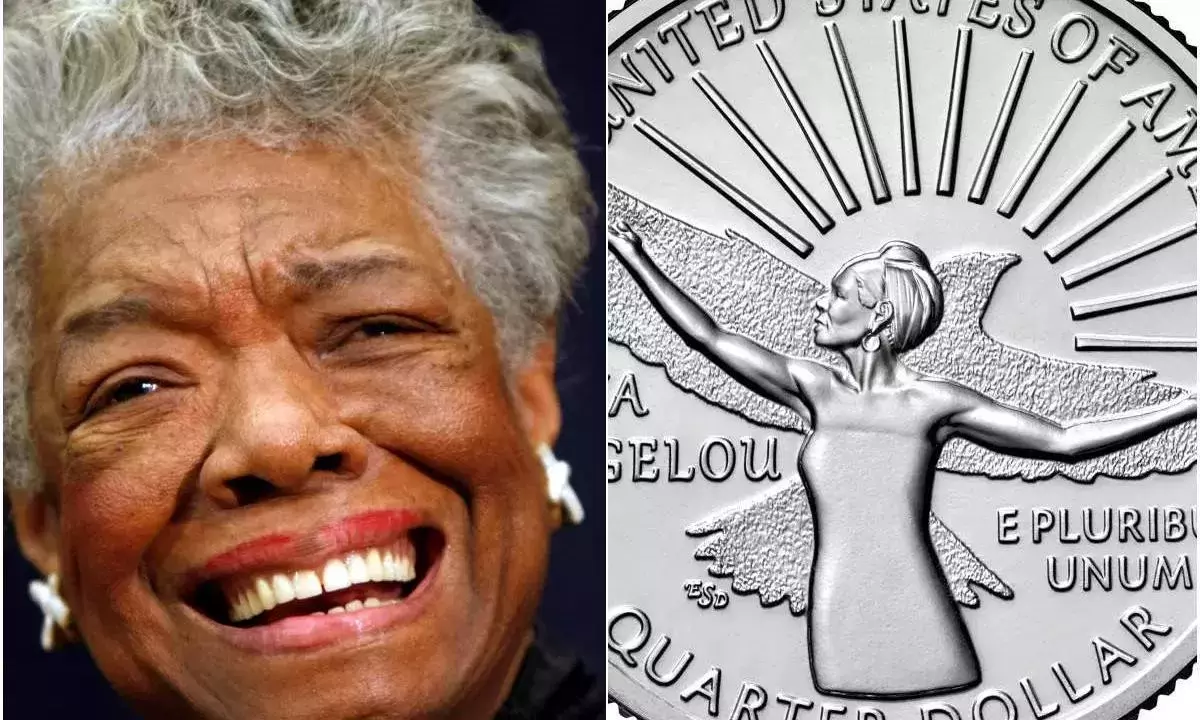 യു.​എ​സ്​ നാ​ണ​യ​ത്തി​ൽ മാ​യ ആം​ഗ​ലേ​യു​വും