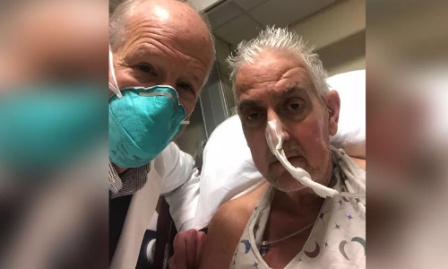 Dr. Bartley P Griffith and David bennet