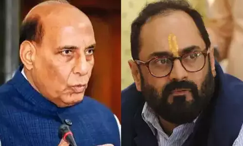 rajnath singh rajeev chandrashekhar