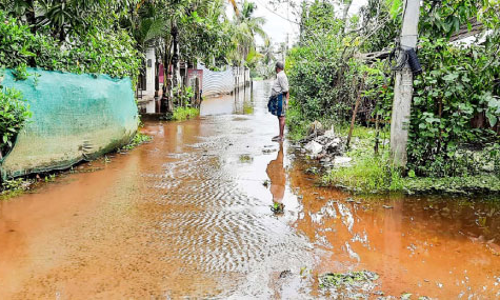 Kuttanad without release from floods