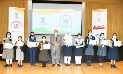 ഇ​ന്ത്യ​ൻ എം​ബ​സി നേ​തൃ​ത്വ​ത്തി​ൽ ലോ​ക ഹി​ന്ദി ദി​നം ആ​ഘോ​ഷി​ച്ചു