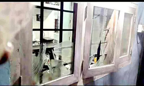 Explosion in the backyard One arrested