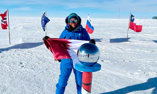 വി​ൻ​സ​ൺ മാ​സി​ഫും ദ​ക്ഷി​ണ ധ്രു​വ​വും കീ​ഴ​ട​ക്കി ശൈ​ഖ അ​സ്മ​യു​ടെ   സാ​ഹ​സി​ക​യാ​ത്ര