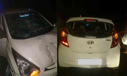 റോഡ് മുറിച്ച് കടക്കുന്നതിനിടെ കാറിടിച്ചു മരിച്ചു; നിർത്താതെ പോയ കാർ പൊലീസ് പിടികൂടി