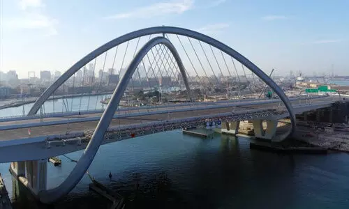 ദുബൈ ഇൻഫിനിറ്റി പാലം തുറന്നു; ആർകിടെക്ടിലെ മാസ്റ്റർപീസെന്ന്​ ശൈഖ്​ മുഹമ്മദ്​