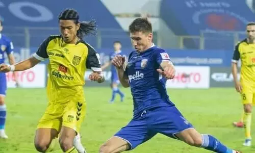 ഹൈദരാബാദ്​-ചെന്നൈയിൻ പോരാട്ടം സമനിലയിൽ