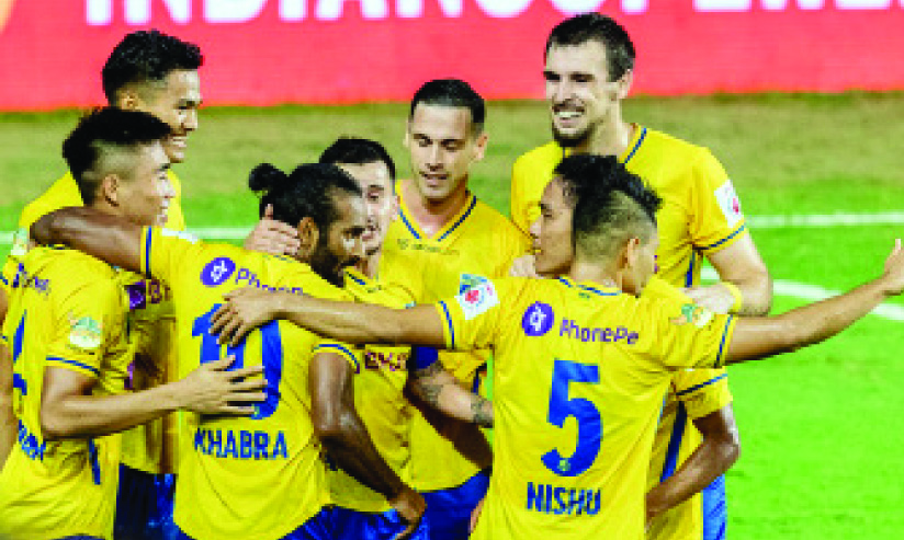 എന്തൊരു പെർഫോമൻസ്; കി​രീ​ടം അ​ക​ലെ​​യ​ല്ലെ​ന്ന്​ തെ​ളി​യി​ച്ച്​ കേ​ര​ള ബ്ലാ​സ്​​റ്റേ​ഴ്​​സ്​