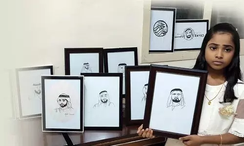 വ​ര​ക​ളി​ൽ വി​സ്മ​യ​മൊ​ളി​പ്പി​ച്ച്​ ഫാ​ത്തി​മ