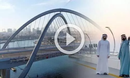 ആളും ആരവവും ആഡംബരവുമില്ലാതെ ദുബൈയിലെ ഇൻഫിനിറ്റി പാലം തുറന്നു