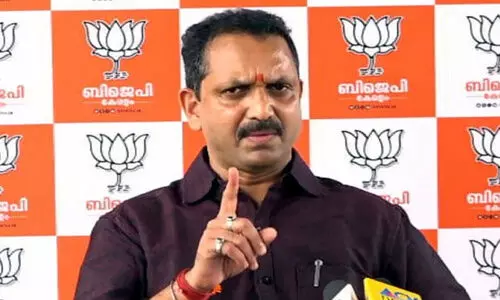 സി.പി.എം പച്ചയായ രാജ്യദ്രോഹ പാർട്ടി, ചൈനീസ് ചാരപ്പണി എടുക്കുന്നു -കെ. സുരേന്ദ്രൻ