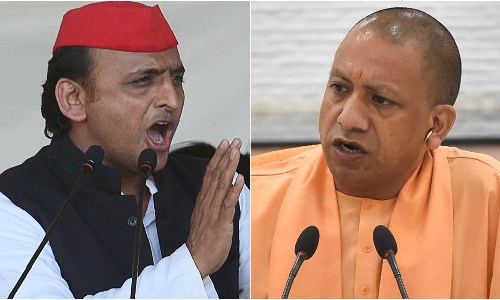 akhilesh yadv and yogi adithyanth