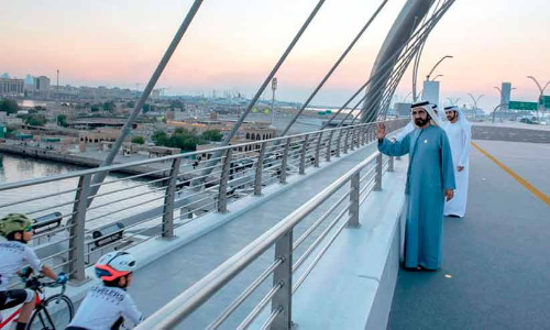 ഇ​ൻ​ഫി​നി​റ്റി ​പാ​ല​ത്തി​ൽ നാ​ളെ മു​ത​ൽ ഗ​താ​ഗ​തം