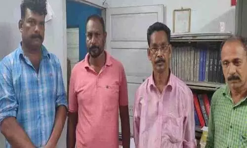 വാഹനം കൊണ്ടിടിച്ചശേഷം യുവാവിനേയും കുടുംബത്തെയും ആക്രമിച്ചു: നാലംഗ സംഘം അറസ്റ്റിൽ