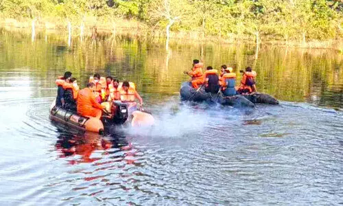 പഴശ്ശി ജലാശയത്തിൽ ഡിങ്കി പരിശീലനം