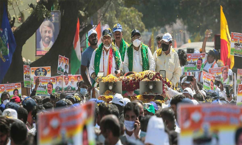 കോൺഗ്രസ് പ​ദ​യാ​ത്ര; ഡ്യൂ​ട്ടി​യി​ലു​ണ്ടാ​യി​രു​ന്ന 55 പൊ​ലീ​സു​കാ​ർ​ക്ക് കോ​വി​ഡ്
