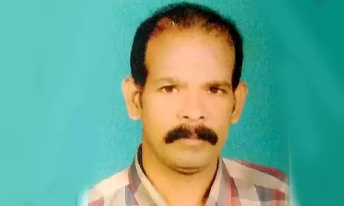 വേലി കെട്ടുന്നതിനിടെ കാൽ വഴുതി കുളത്തിൽ വീണ്  തൊഴിലാളി മരിച്ചു