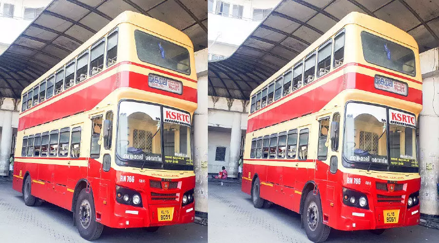 KSRTC Double decker bus It has been 10 years since I reached Angamaly