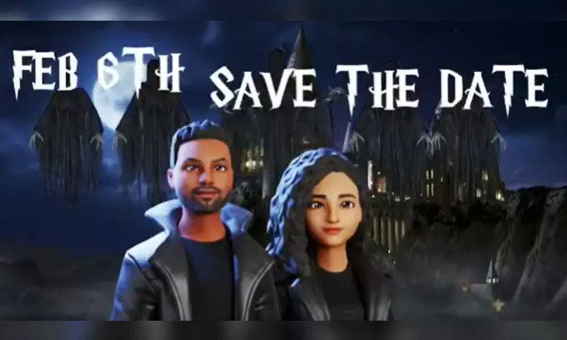 വിവാഹ സൽക്കാരം മെറ്റാവേഴ്​സിൽ; വേദി - ഹാരി പോട്ടർ യൂനിവേഴ്​സ്, എൻട്രി ഡിജിറ്റൽ അവതാറുകളായി വന്നാൽ മാത്രം