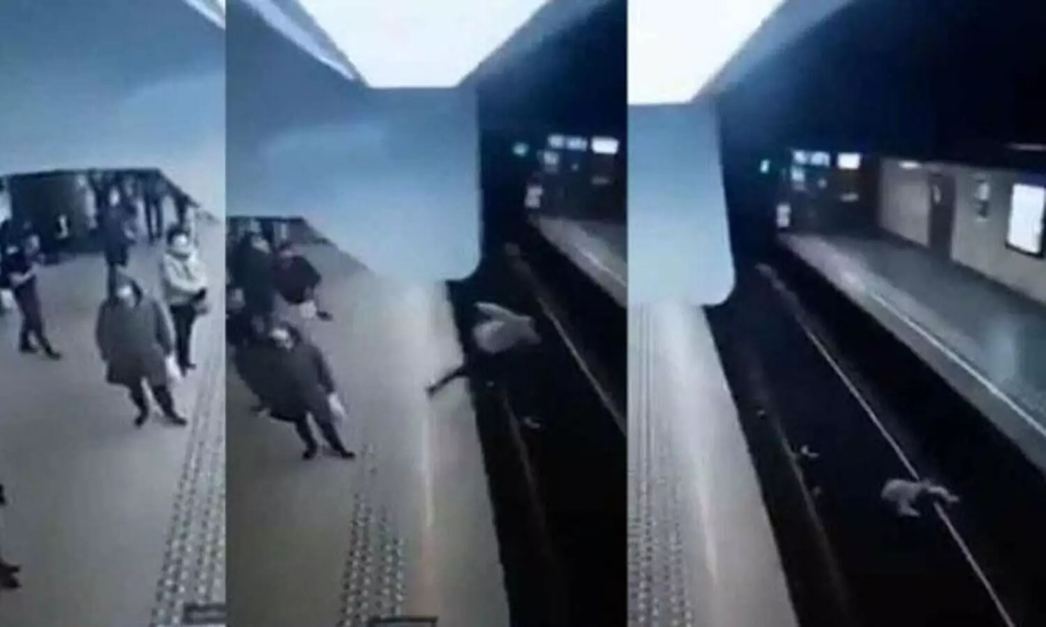 ട്രെയിൻ വരുന്നതിന് തൊട്ടുമുമ്പ് 23കാരൻ യുവതിയെ ട്രാക്കിലേക്ക് തള്ളിയിട്ടു; പിന്നെ സംഭവിച്ചത്...