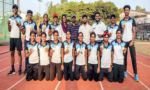 District Olympic Ideal kadakassery Champion in Athletics