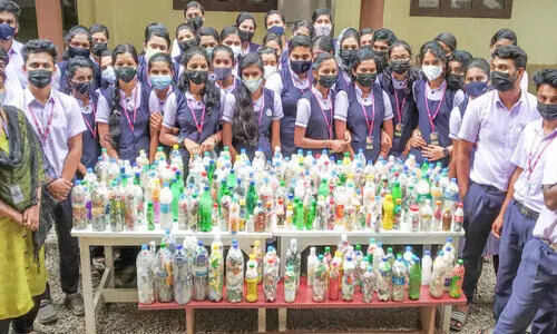 Students with a different perspective on environmental protection, Chemmannar St. Xaviers Higher Secondary School