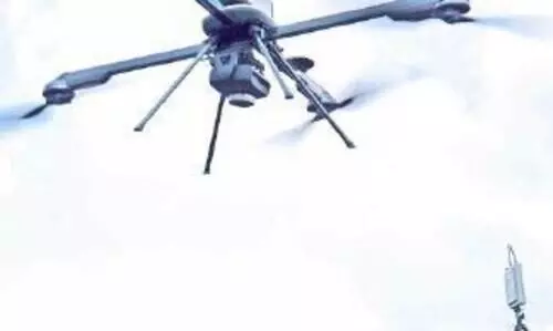 Start of drone survey  pathanamthitta district