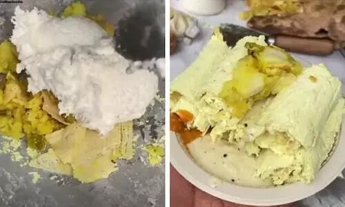 മസാലദോശ കൊണ്ട് ഐസ്ക്രീം റോൾ -ഇതാണിപ്പോൾ ഇവിടുത്തെ സ്റ്റൈൽ