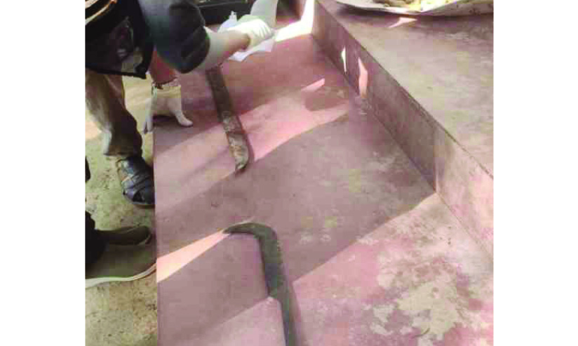 പ​ട​ന്നോ​ട്ട് ഉപേക്ഷിച്ച കാറിൽ മാരകായുധങ്ങൾ