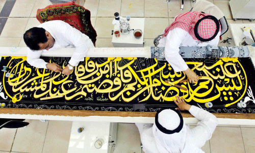 ക​അ​ബ​യെ പു​ത​പ്പി​ക്കു​ന്ന പു​ട​വ​യു​ടെ നി​ർ​മാ​ണ വി​ശേ​ഷ​ങ്ങ​ൾ