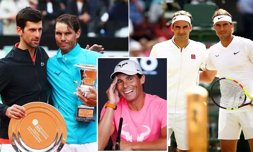 ദ്യോകോ​, ഫെഡററൽ എന്നിവരേക്കാൾ ഒരു ഗ്രാൻഡ്​സ്ലാം കൂടുതൽ നേടുന്നതിലല്ല എ​െൻറ സന്തോഷം -നദാൽ