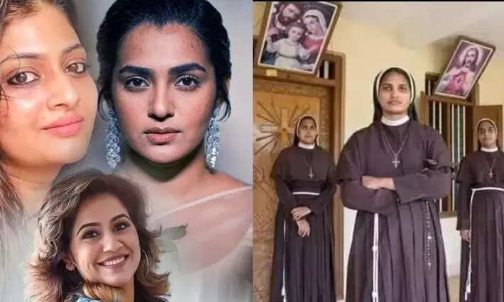avalkoppam with the nuns campaign; parvathy thiruvoth geethu mohandas