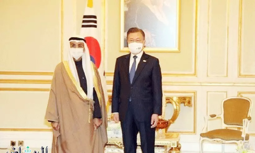 ദക്ഷിണ കൊറിയൻ പ്രസിഡന്റും ജി.സി.സി സെക്രട്ടറി ജനറലും കൂടിക്കാഴ്ച നടത്തി ദക്ഷിണ കൊറിയൻ പ്രസിഡന്റും ജി.സി.സി സെക്രട്ടറി ജനറലും കൂടിക്കാഴ്ച നടത്തി