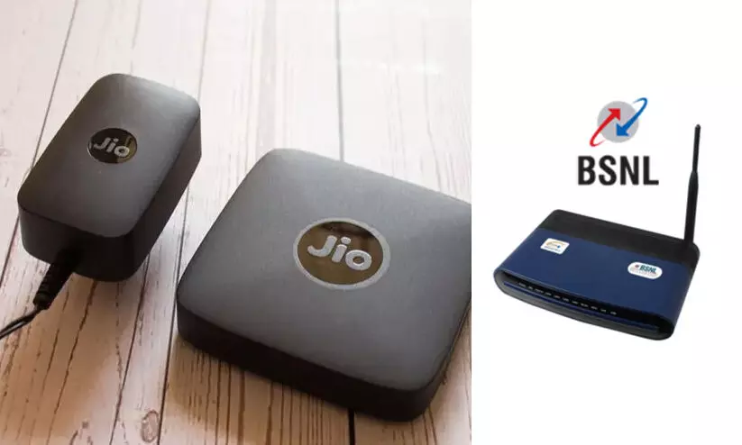 ബി.എസ്​.എൻ.എല്ലിനെ മറികടന്നു; ഇനി ഇന്ത്യയിലെ ഏറ്റവും വലിയ വയർഡ് ബ്രോഡ്ബാൻഡ് സേവന ദാതാവ്​ ജിയോ