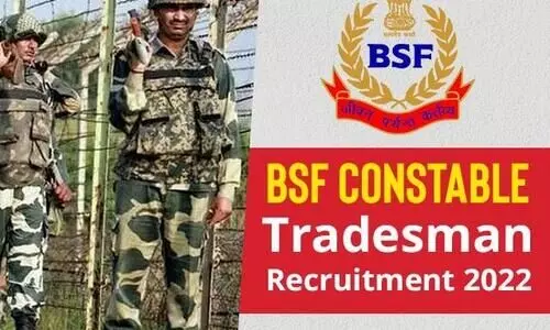 ബി.എസ്.എഫിൽ കോൺസ്റ്റബിൾ ട്രേഡ്സ്മാൻ: 2788 ഒഴിവുകൾ