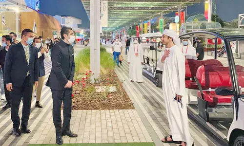 ദുബൈ എ​ക്​​സ്​​പോ 2020: ശൈഖ്​ അബ്​ദുല്ല ബിൻ സായിദ്​ ഇന്ത്യൻ പവലിയൻ സന്ദർശിച്ചു