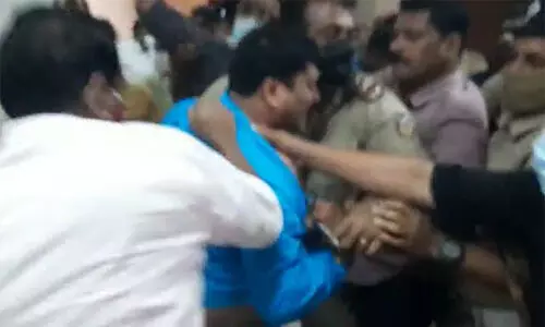 ജയ്​ഹിന്ദ്​ ജീവനക്കാരന്‍റെ സ്വർണമാല മോഷ്ടിച്ചു, കൊള്ളസംഘത്തെ പോലെയാണ് സി.പി.എം ഗുണ്ടകള്‍ പെരുമാറിയത് -കെ. സുധാകരന്‍