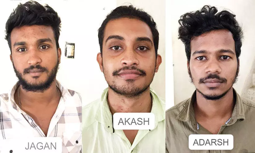 എസ്.എഫ്.ഐക്കാർക്ക് മർദനം: മൂന്ന് എ.ബി.വി.പിക്കാർ അറസ്റ്റിൽ എസ്.എഫ്.ഐക്കാർക്ക് മർദനം: മൂന്ന് എ.ബി.വി.പിക്കാർ അറസ്റ്റിൽ