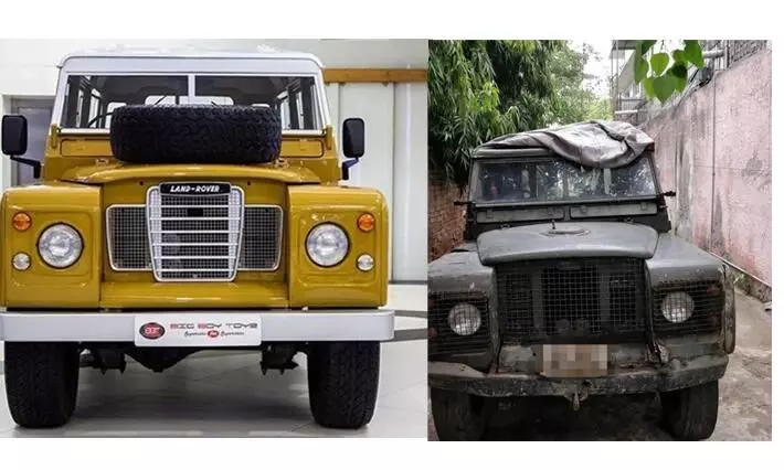 MS Dhoni’s 52-year old restored Land Rover Series III: Before & After Pictures