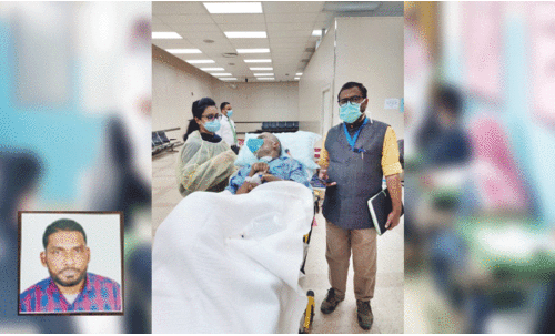 ഒന്നര വർഷത്തിലേറെയായി അബോധാവസ്ഥയിലായിരുന്ന മഹാരാഷ്ട്ര സ്വദേശിയെ നാട്ടിലെത്തിച്ചു