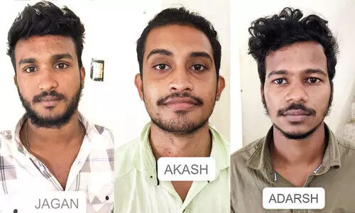 എസ്.എഫ്.ഐക്കാർക്ക് മർദനം: മൂന്ന് എ.ബി.വി.പിക്കാർ അറസ്റ്റിൽ