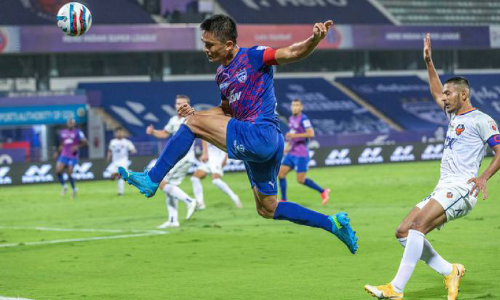 ഐ.എസ്.എൽ: ഛേ​ത്രിക്ക്​ ഗോൾ; ബംഗളൂരുവിന് സമനില