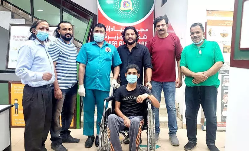 എംബസിക്ക് മുന്നിൽ സ്പോൺസർ ഉപേക്ഷിച്ച യു.പി സ്വദേശിയെ നാട്ടിലെത്തിച്ചു