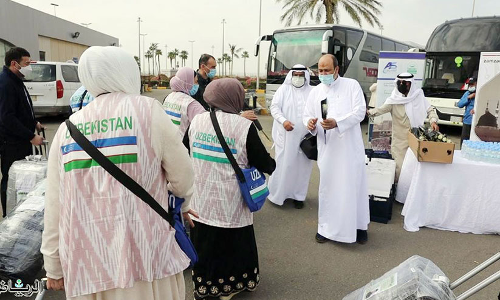 ആദ്യ ഉസ്ബകിസ്താൻ ഉംറ സംഘത്തിന് സ്വീകരണം ആദ്യ ഉസ്ബകിസ്താൻ ഉംറ സംഘത്തിന് സ്വീകരണം